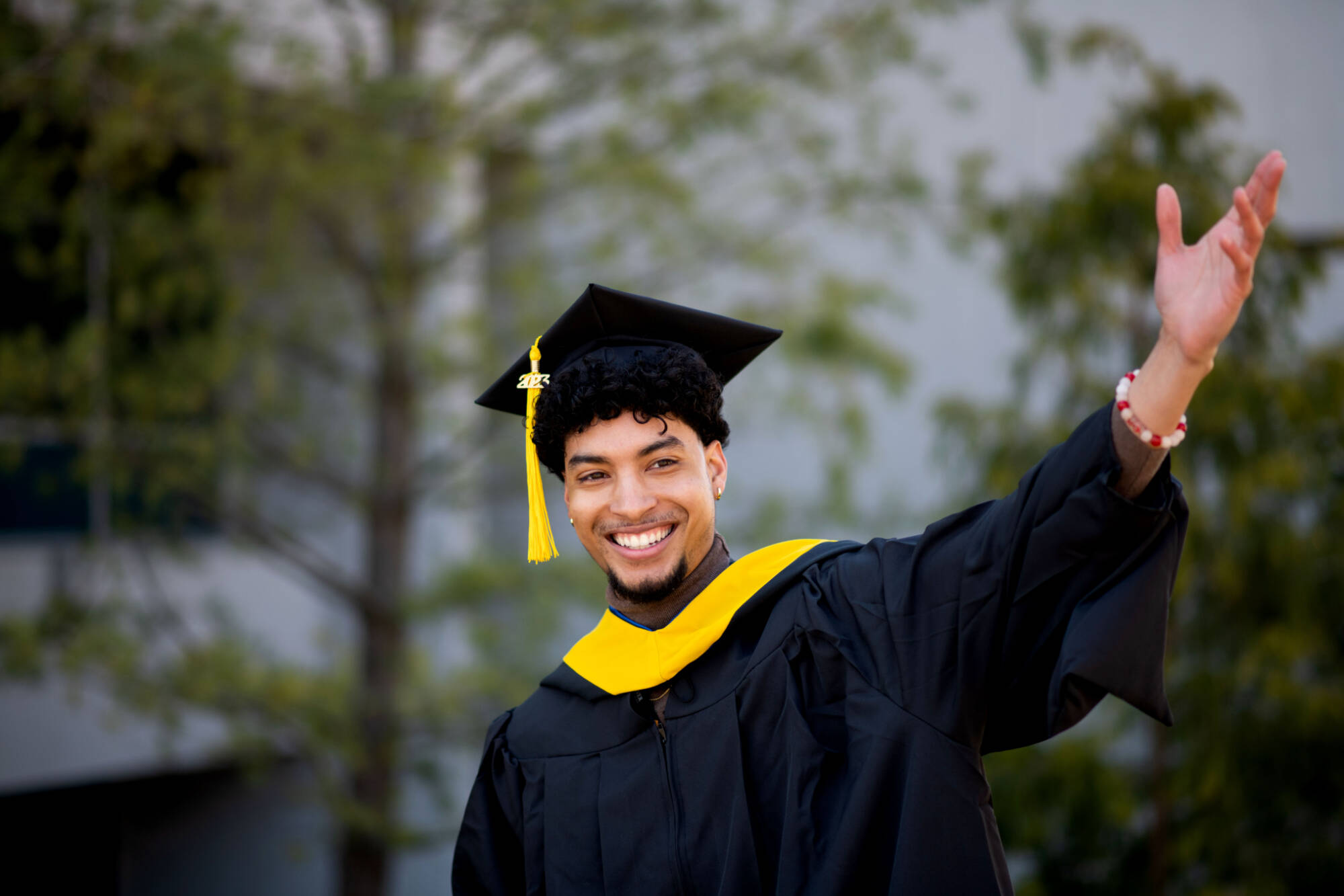 Javier Guillen will earn a master's degree in cell and molecular biology.